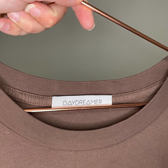 Daydreamer The Doors Strange Nights Are Coming Stone Brown Tee NWOT Size Small - Picture 4 of 8